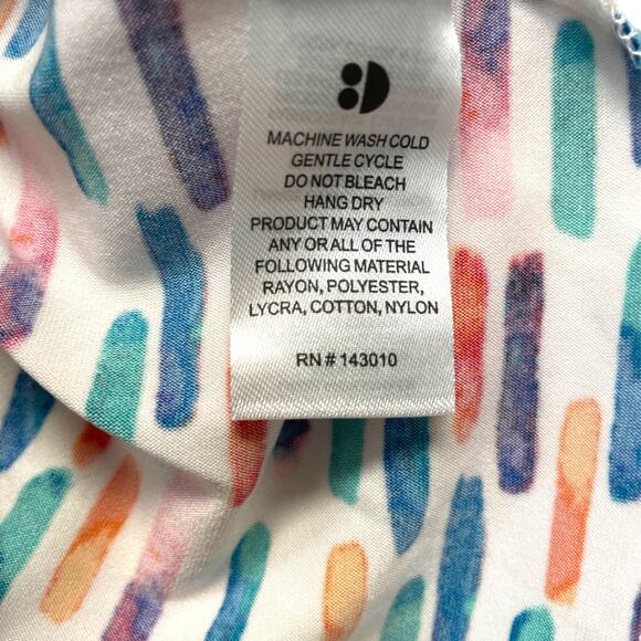 Dot Dot Smile NWT Girls 12-24m Watercolor Paint Print Cap Sleeves Twirl Dress - Picture 3 of 4